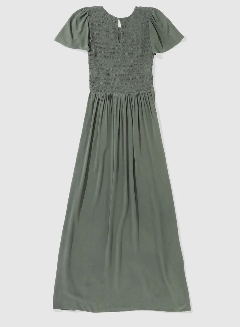 Aerie Smocked Bodice Maxi Dress