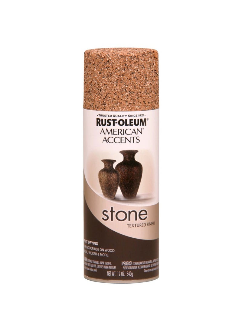 RUST-OLEUM American Accents Stone Spray (340 g, Sienna) 