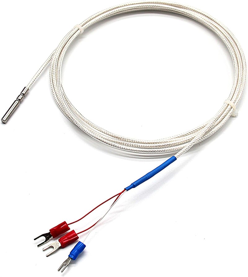 T-PRO RTD PT100 Temperature Sensors Three-wire System，Stainless Steel Probe(4×30MM) Range:-50℃-200℃ (10Feet) - Image 2