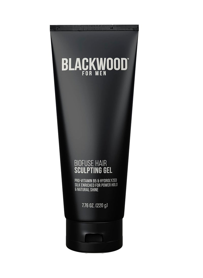 Blackwood For Men Blackwood For Men BioFuse Hair Sculpting Gel - Men's Hair Styling Product for All Hair Types - Long Lasting Hold - Natural Vegan Formula - Sulfate Free, Paraben Free, & Cruelty Free (7.76 Oz)  - Image 1