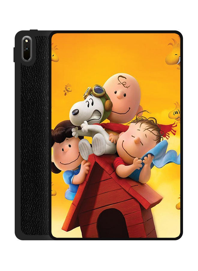 Theodor Protective Flip Case Cover For Huawei MatePad 11 2021 Snoopy In Hut  - Image 1
