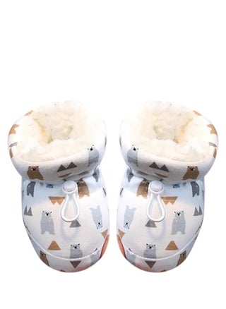 Warm Fur Baby Boots, Anti-Slip Soft Sole Warm Fur Baby Sock Shoes, Infant Unisex Warm Fur Lining Soft Boots, Fur Baby Boots with Drawstring Infant Winter Boots, Blue, 1 Pair, 11 cm - pzsku/Z5E4ED7306A709F46D35DZ/45/_/1709017834/de813abd-e908-4603-89f1-5fdd32dedf03