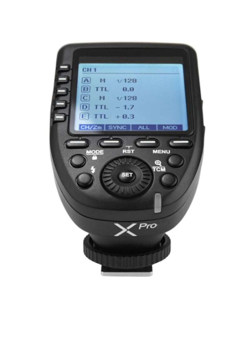 Godox XPRON 2.4G Wireless Flash Trigger, High Speed Sync Flash Transmitter, Extra Large LCD Screen Flash Control Trigger With Stable And Seamless Connection, (XPRON, For Nikon Camera) - Image 1