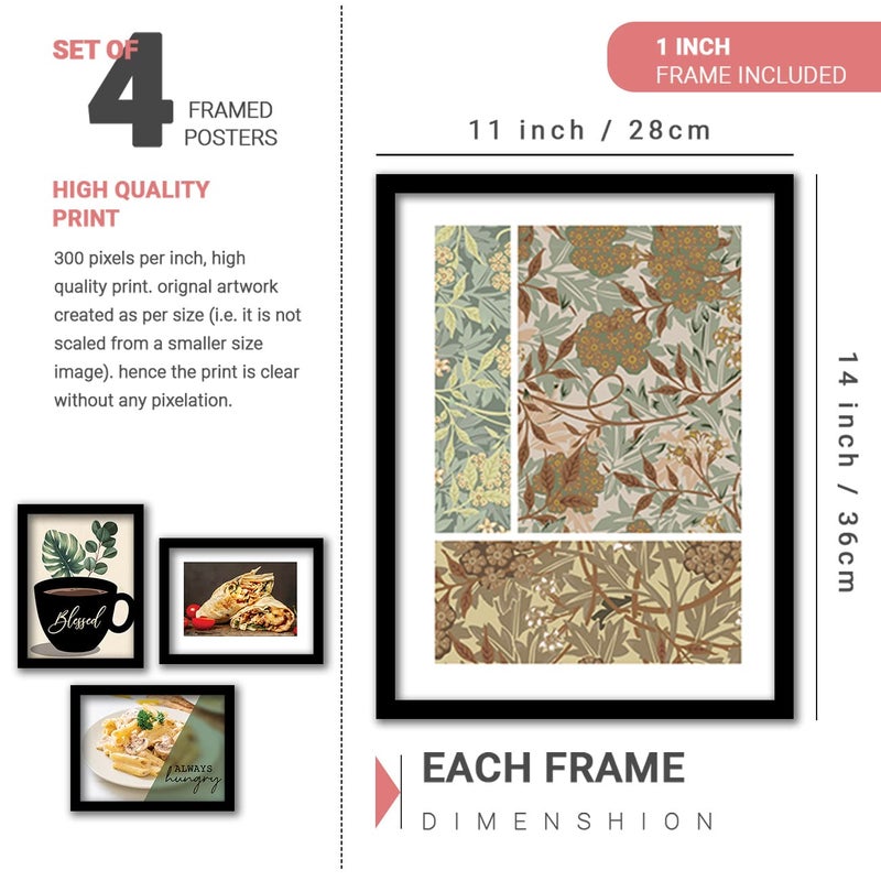 walllane Wall ArtWall Paintings with Frame for Restaurant Bar Kitchen HotelAesthetic Wall PaintingsBar Theme PaintingPainting For Wall Decoration 10 inch x 13 inch Set of 8 cate 10 - Image 5