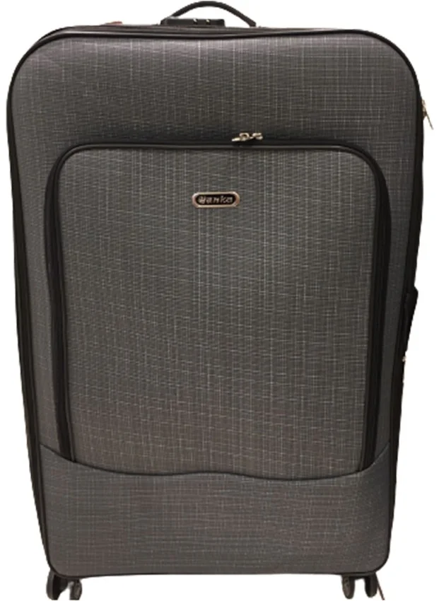 ANKA Unisex Suitcase A50 Fabric King Size 85 cm Black