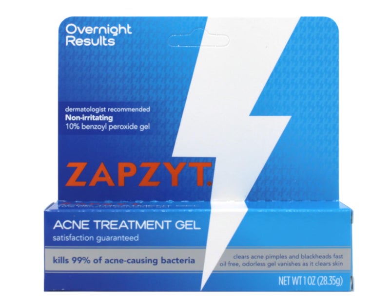 Zapzyt Maximum Strength 10% Benzoyl Peroxide Acne Treatment Gel 1 oz. - Image 1