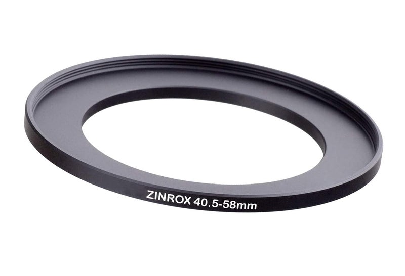 ZINROX® 40.5-58mm Step Up Lens Filter Adapter Ring, Set of 1 Piece - Size : 40.5mm to 58mm Stepping Ring - Image 1