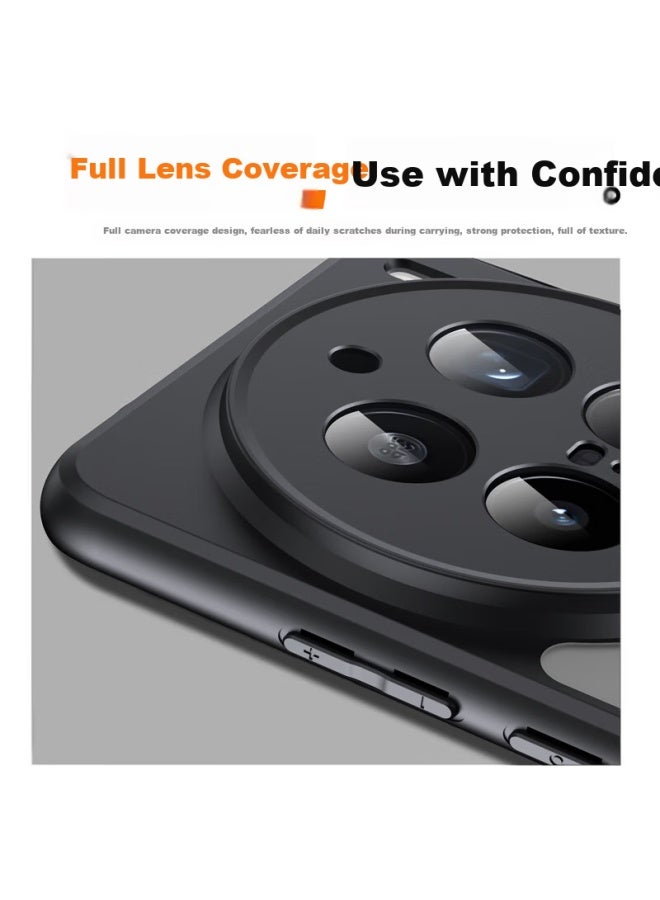 To Lonnie Zhilangni Magnetic Lens Full-cover Anti-drop Scratch-resistant Ultra-thin Semi-transparent Matte Fashion Simple Phone Case For Vivo X300 Pro - Image 2