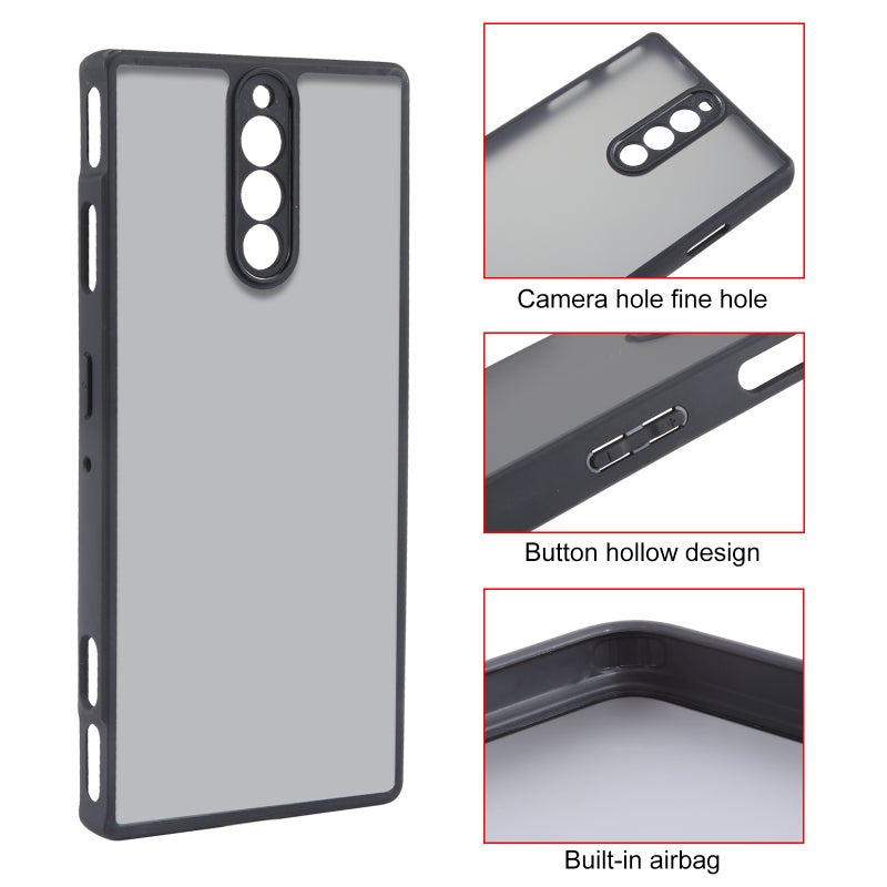 HuHa Case Cover For ZTE nubia Red Magic 8 Pro Fine Pore Matte Black TPU + PC Phone Case - Image 3