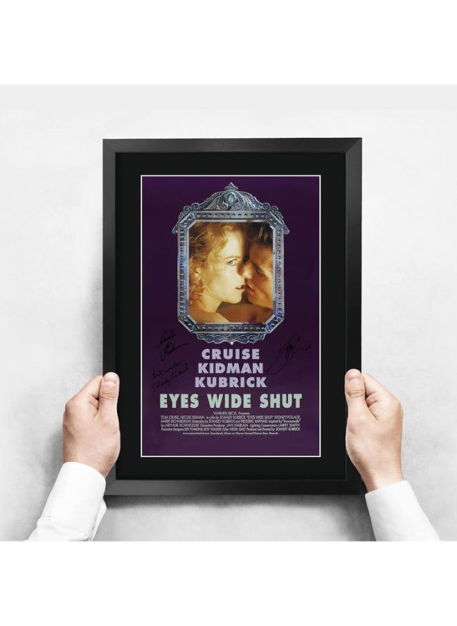 HWC Trading HWC Trading Eyes Wide Shut Tom Cruise, Nicole Kidman 16 x 12 inch Framed Gifts Printed Poster Signed Autograph Picture for Movie Memorabilia Fans - 16" x 12" Framed  - Image 3