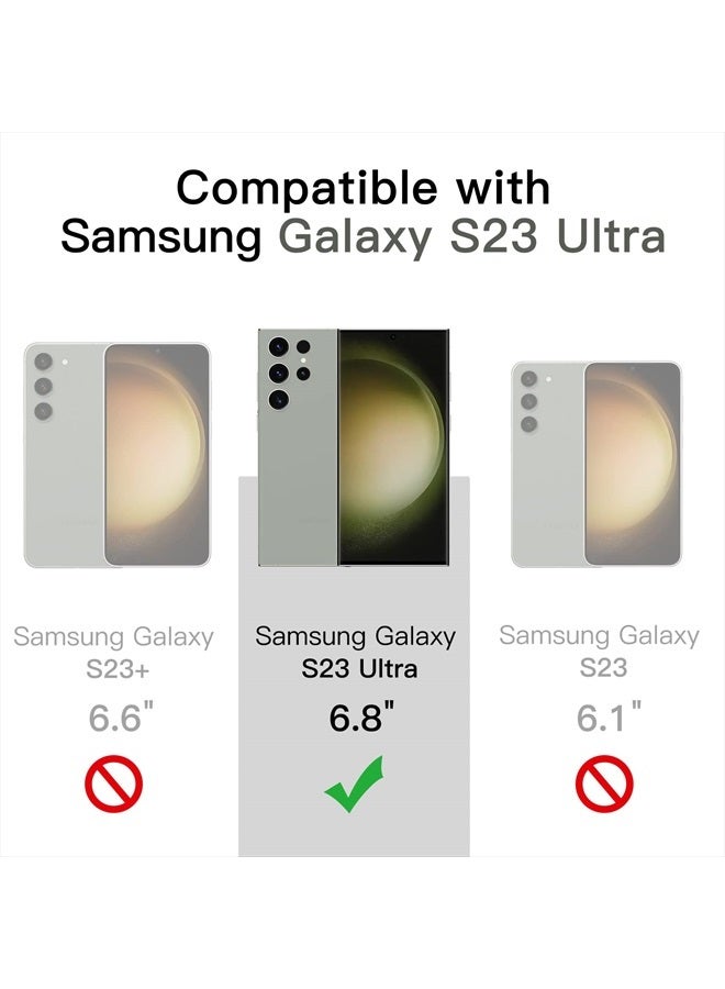 Jetech Case for Samsung Galaxy S23 Ultra 5G 6.8-Inch, Non-Yellowing Shockproof Bumper Protective Phone Cover, Anti-Scratch Hard PC Back (Green) - Image 2