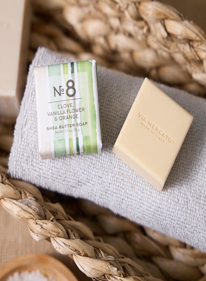 Via Mercato Travel Sized Italian Soap Bar (50g) - No. 8 Clove, Vanilla Flower and Orange - Image 4