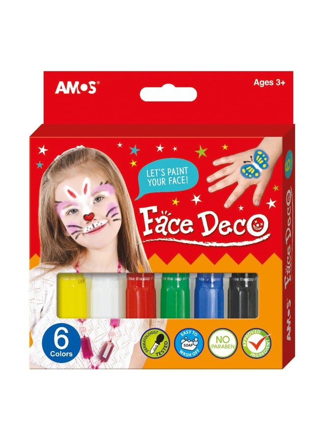 آموس AMOS Farby عبارة عن Face Deco ملون مكون من 6 ألوان - Image 1