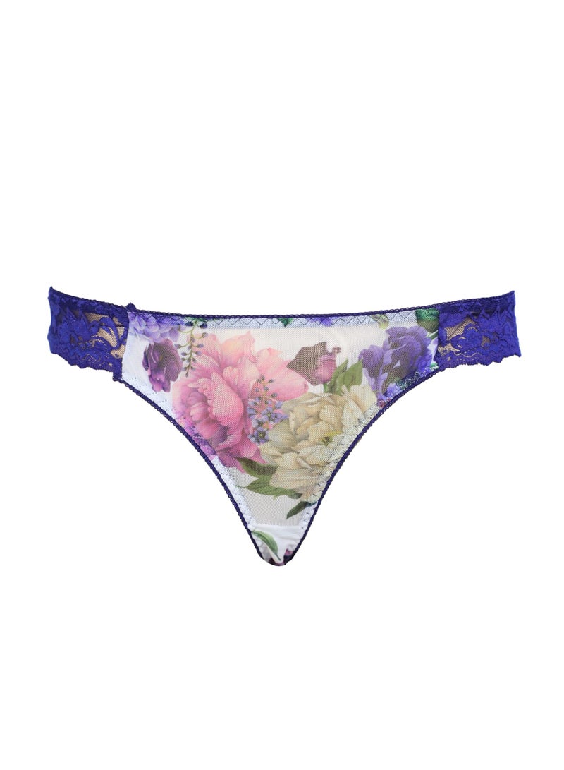Dadoush Women's underwear - designed in a feminine and soft style. Features a distinctive floral print - 3-pack - Free size (M-L) - Image 1
