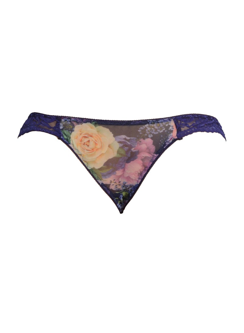 Dadoush Women's underwear - designed in a feminine and soft style. Features a distinctive floral print - 3-pack - Free size (M-L) - Image 2