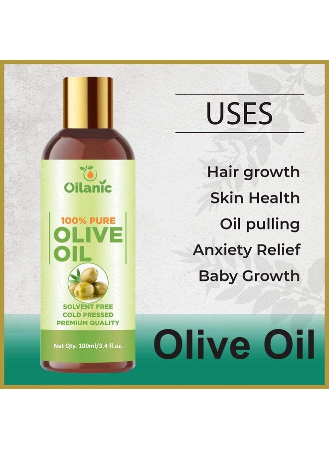 Oilanic زيت زيتون أولانيك 100% نقي وطبيعي - عبوة مكونة من زجاجتين سعة 100 مل (200 مل) - Image 2