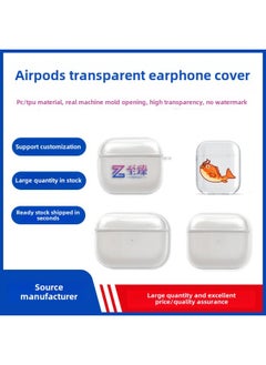 Generic Tpu Transparent Earphone Set Material For Apple Bluetooth Headset Pro2 Generation Airpods Bluetooth Headset Protective Cover-Color:TPU Soft Shell (bare Shell)-Applicable Model:Airpods (3rd Generation - No Ear Hooks) 4th Generation  - Image 2