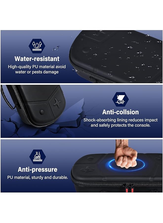 KASTWAVE Carrying Case For Playstation Portal Portable Travel Hard Shell Premium Hard Shell Handheld Bag Fits Ps Portal Remote Player Console & Accessories Ultimate Protection For Gamers On The Go - Image 5