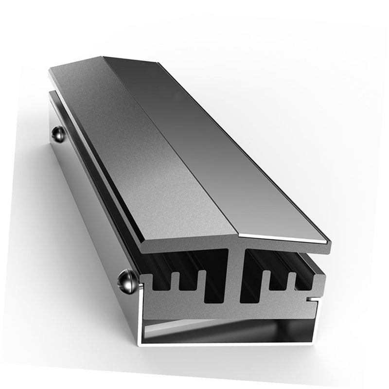 Aluminum M 2 2280 SSD Heatsink Cooler with Thermal Pad Silver for PC Internal Components - Image 2