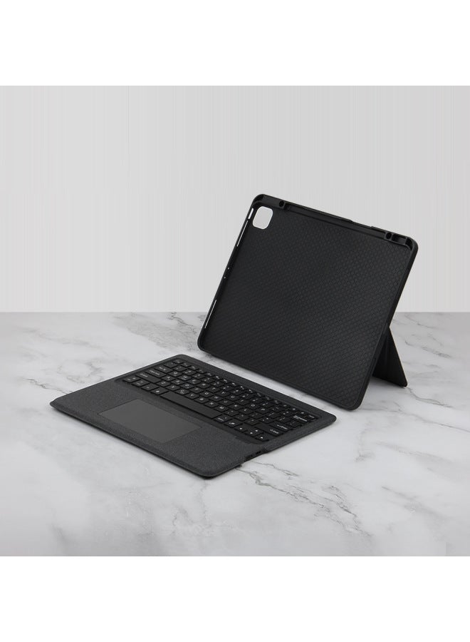 Spanish Portuguese German French Korean Miaocontrol Keyboard For IPad Pro 11/12.9 Inch Air5/4-Color:Black [magnetic Split/backlit Touch] Korean-Product Type:iPad 10 Generation 10.9 Inch  - Image 4