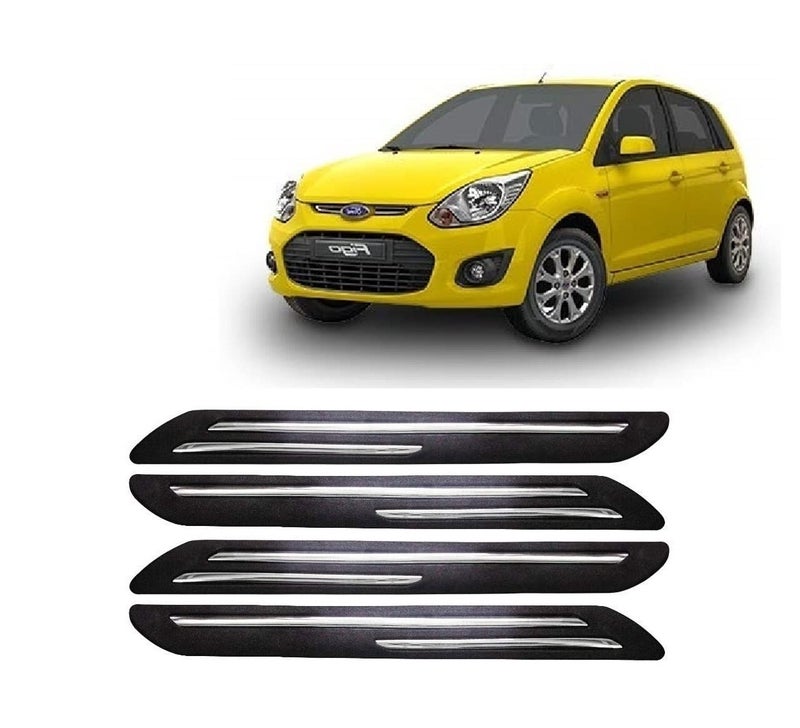 Car Bumper Guard for Figo (New) - (Chrome Strip)