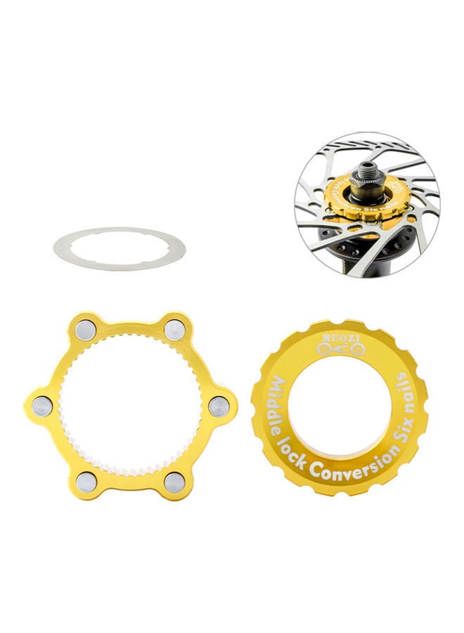 نيبمينينت قرص فرامل لمحور عجل الدراجة مزود بمحول دوار ب6 مسامير 0.034كجم - Image 2