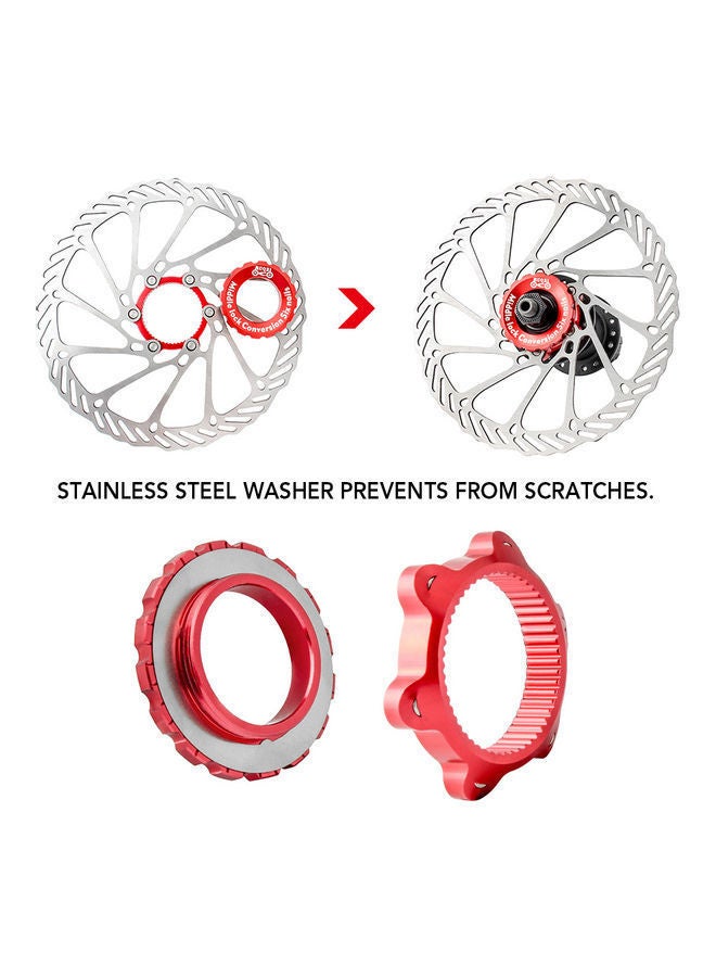 نيبمينينت قرص فرامل لمحور عجل الدراجة مزود بمحول دوار ب6 مسامير 0.034كجم - Image 5