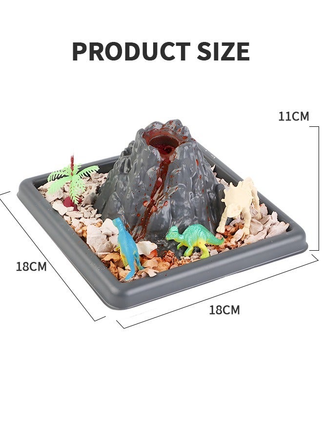 DURKU STEM Educational Toy: 3-In-1 Scientific Experiment Kits for Kids - Includes Archaeological Excavation, Erupting Volcano Science, and Scene Construction Kits - Image 5