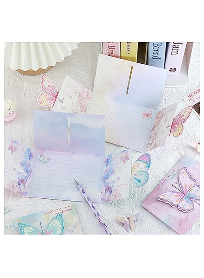 Photon 8 قطع من بطاقات التهنئة على شكل فراشة، بطاقات ثلاثية الأبعاد قابلة للطي، لأعياد الميلاد والتخرج والذكرى السنوية للزفاف وما إلى ذلك - Image 3