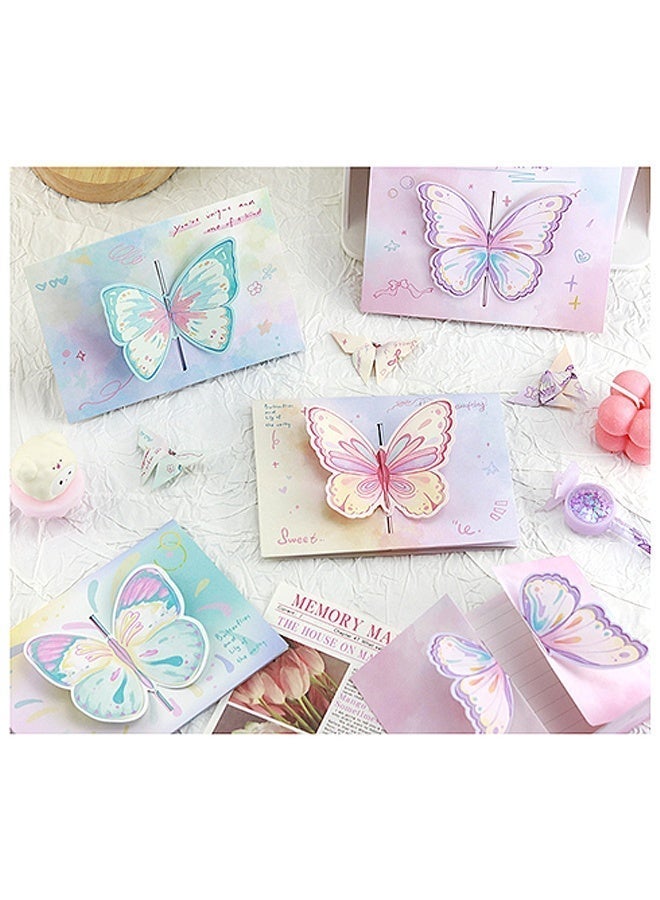 Photon 8 قطع من بطاقات التهنئة على شكل فراشة، بطاقات ثلاثية الأبعاد قابلة للطي، لأعياد الميلاد والتخرج والذكرى السنوية للزفاف وما إلى ذلك - Image 5