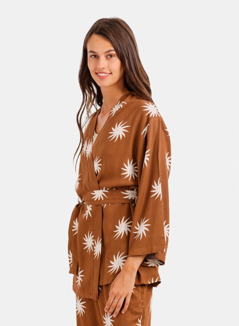 Carina Sunburst Wrap Kimono - Image 3