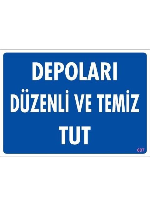 PVC Warning Sign 25X35 Code:607