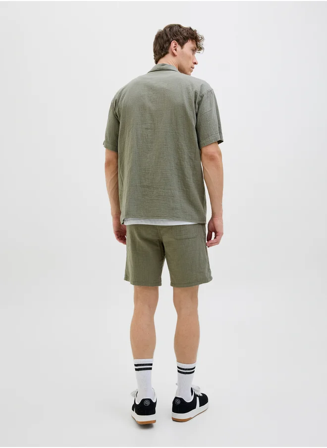 JACK & JONES Jack & Jones Joreaster Patras Short Sleeve Resort Shirt