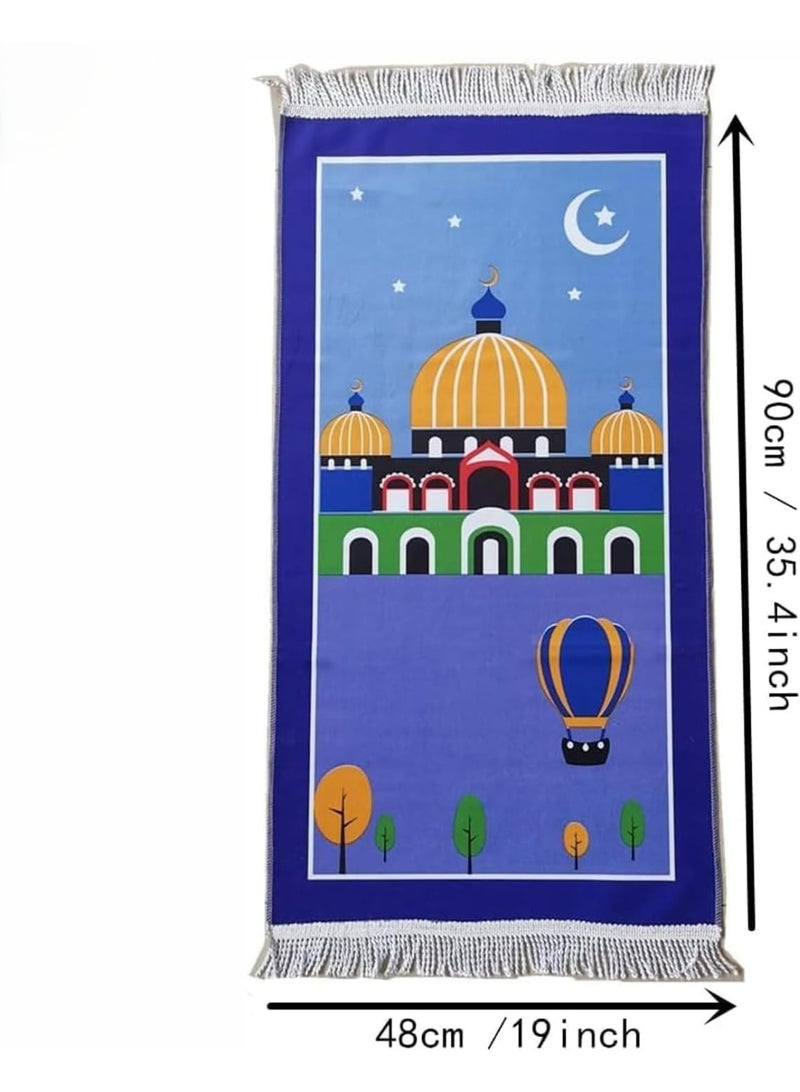 رمضان طقم سجادة صلاة للأطفال مع حصالة أسطوانية وسبحة وعداد إلكتروني وكاميرا لعبة - هدية تعليمية مميزة للصغار - ??×?? سم - Image 3