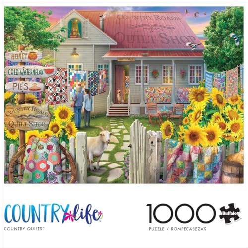 Buffalo Games - Eduard - Country Quilts - 1000 Piece Jigsaw Puzzle for Adults -Challenging Puzzle Perfect for Game Nights - Finished Size is 26.75 x 19.75 - Image 3