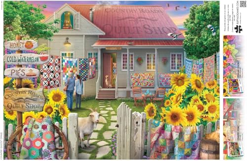 Buffalo Games - Eduard - Country Quilts - 1000 Piece Jigsaw Puzzle for Adults -Challenging Puzzle Perfect for Game Nights - Finished Size is 26.75 x 19.75 - Image 5