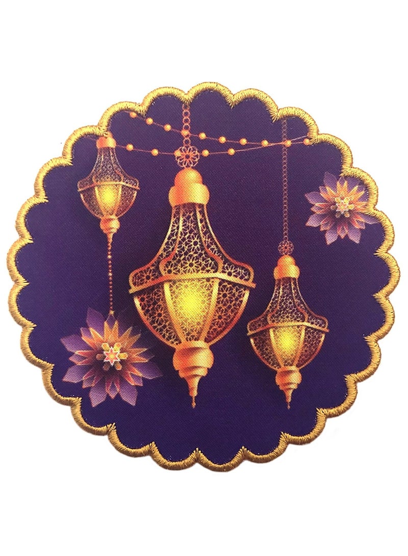 Alwan Ramadan Kareem Fabric Coaster Set of 6 - Image 2