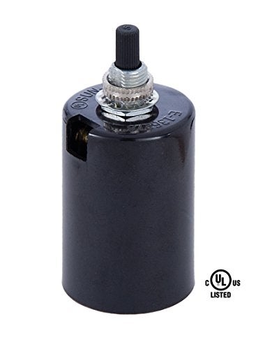 B&P Lamp Medium Base Phenolic Husk Socket with 2 Piece Bottom - Image 5