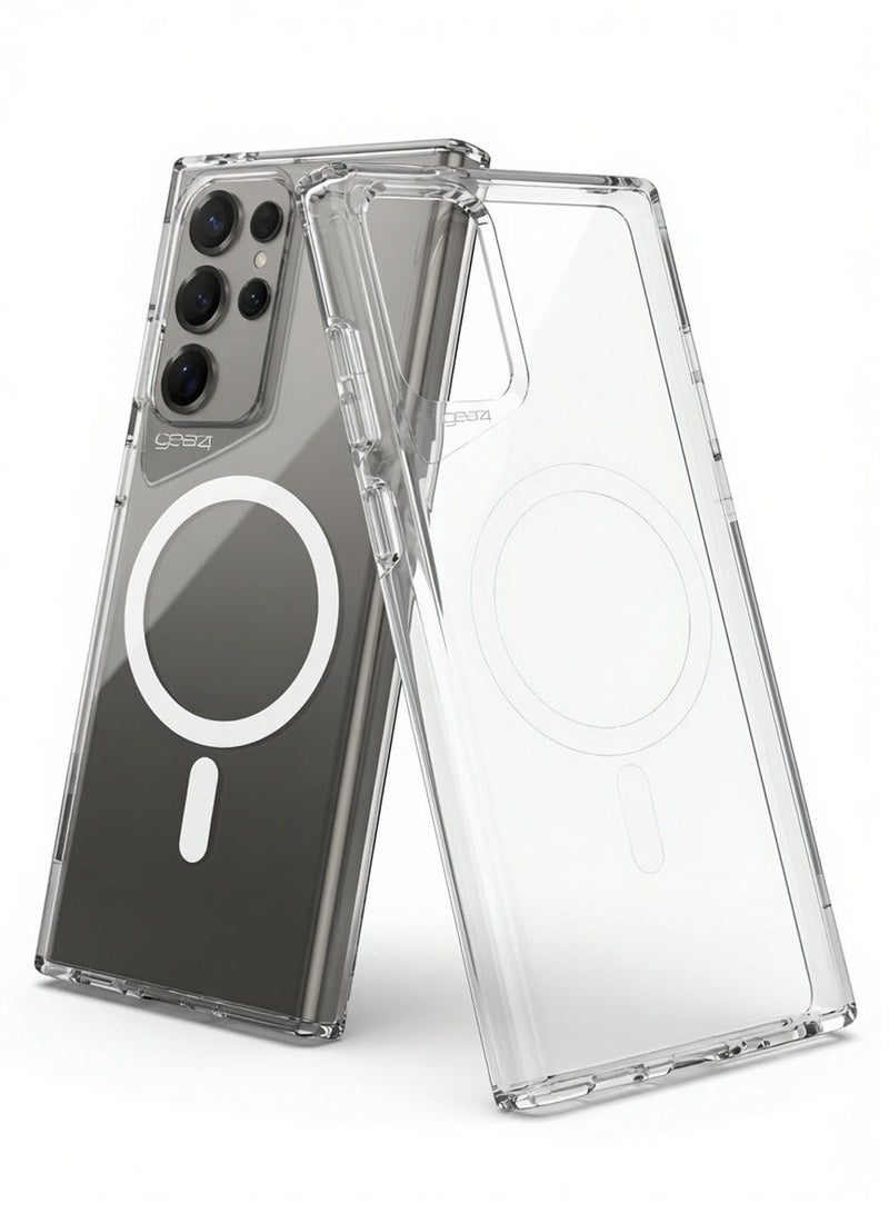 Gear4 Samsung Galaxy S24 Ultra Case Clear TPU Anti-Scratch S24 Ultra Cover Shockproof Phone Case with Wireless Charging for Samsung Galaxy S24 Ultra 5G - Image 3