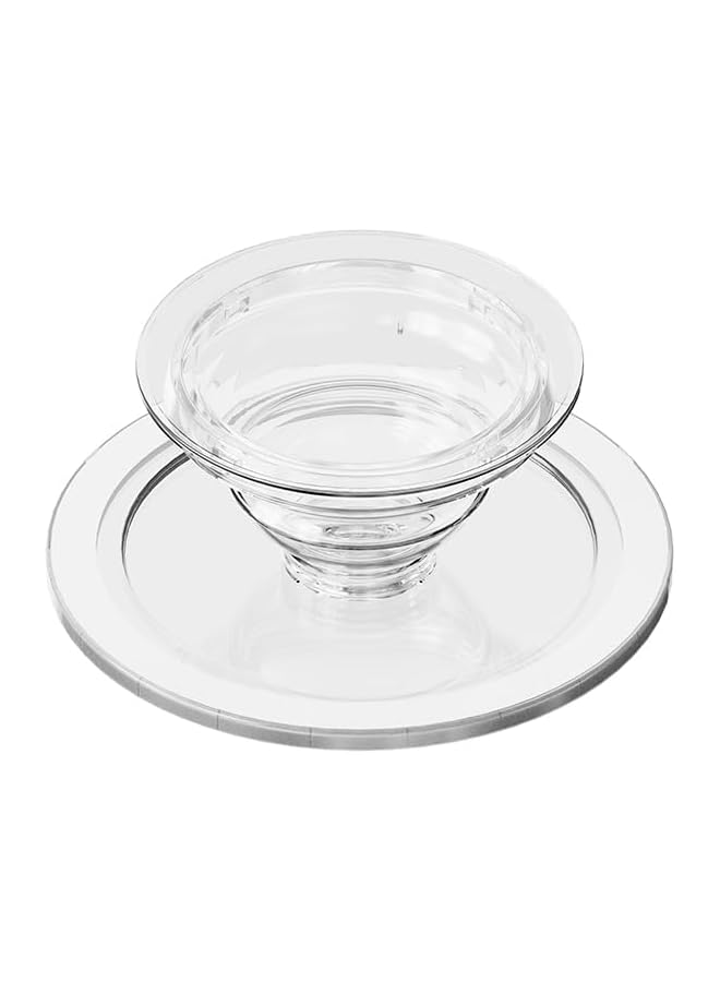 Green Tiger Magnetic Phone Grip Stand, Ultra-Thin Expandable & Foldable Airbag Phone Holder with Strong Sticky Base, Compatible with All Phones for Desk, Car, Home (Clear) - Image 1