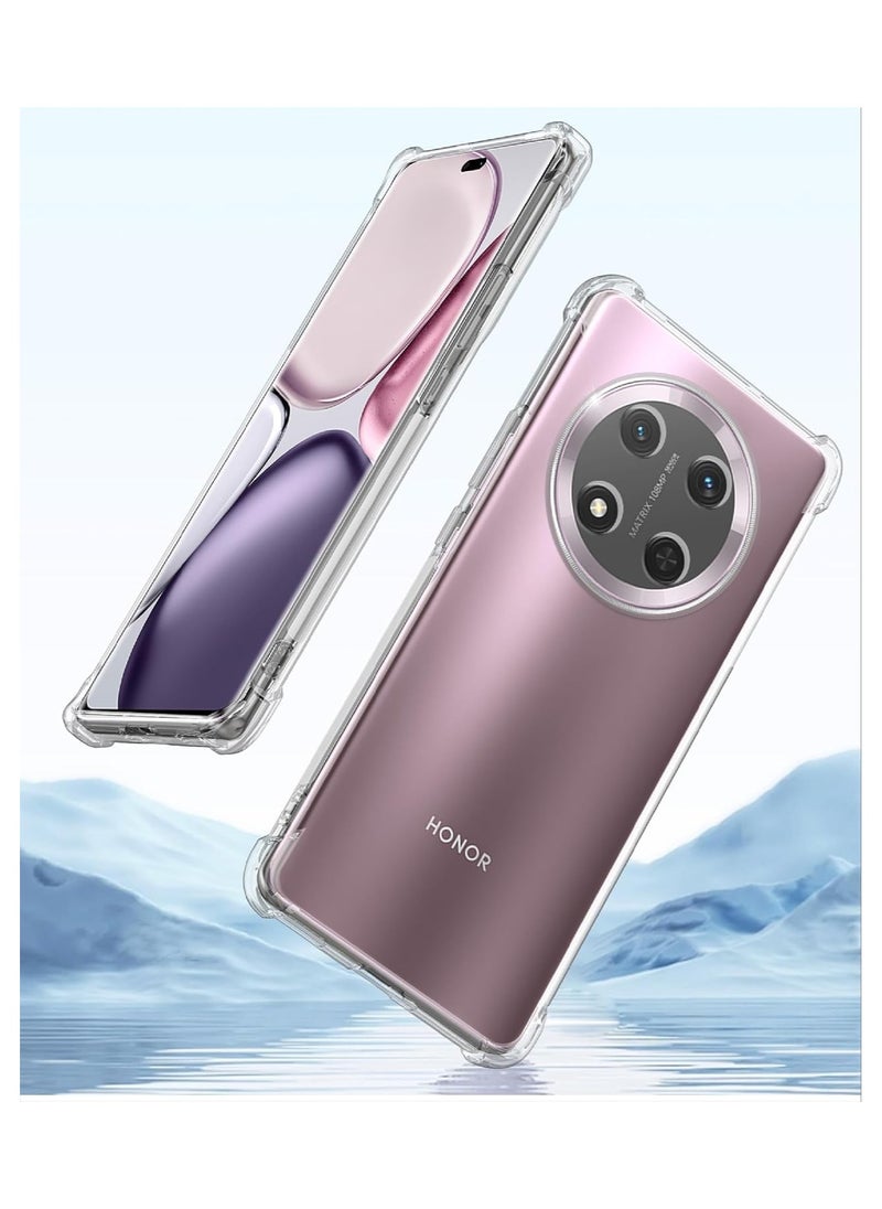 Case for Honor X9c Soft TPU Case, Lightweight Protective Cover Smooth Finish Camera Protective Shock Resistant Stylish Case for Men Women Compatible with Honor X9c 5G