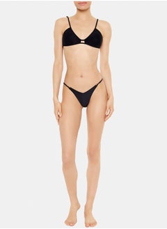 FOREVER 21 Notched High-Leg Bikini Bottoms  - Image 1