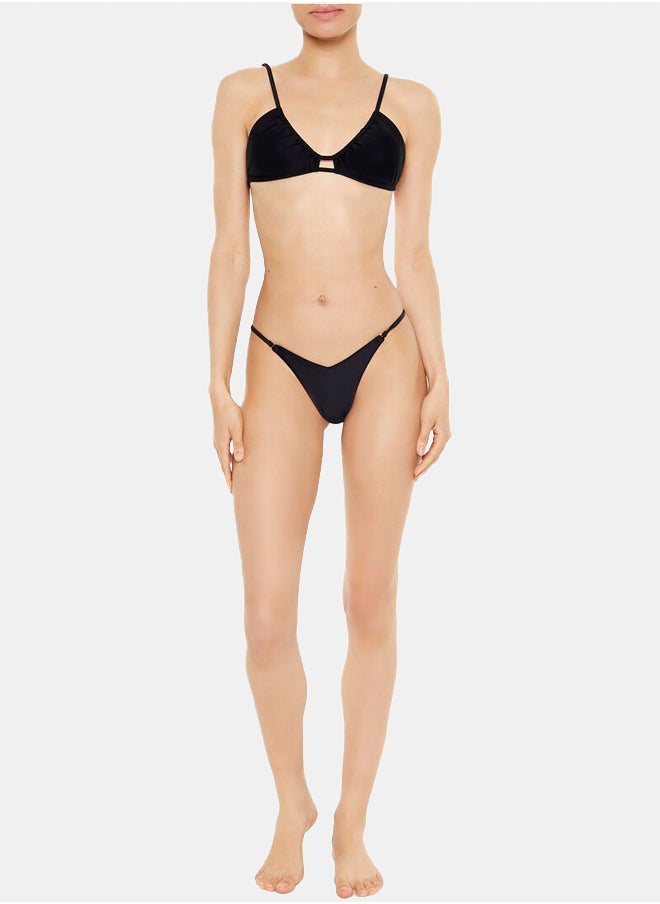 FOREVER 21 Notched High-Leg Bikini Bottoms  - Image 1