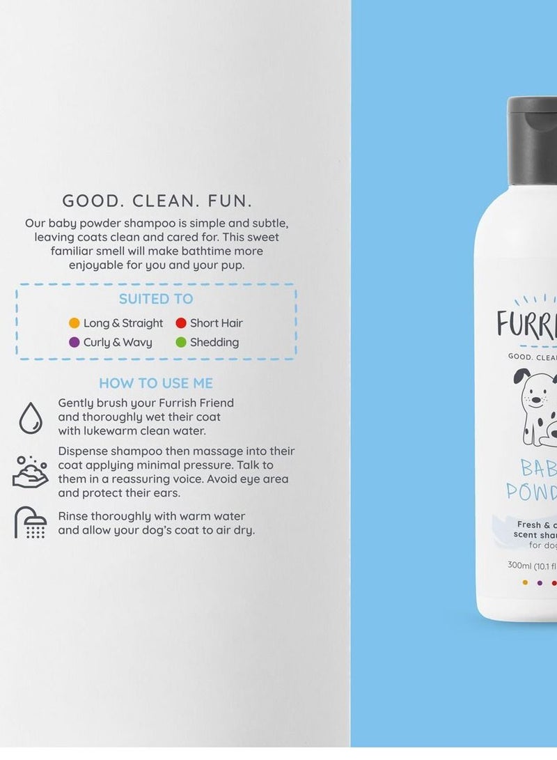 FURRISH Universal Baby Powder Shampoo For Dogs 300Ml - Image 3