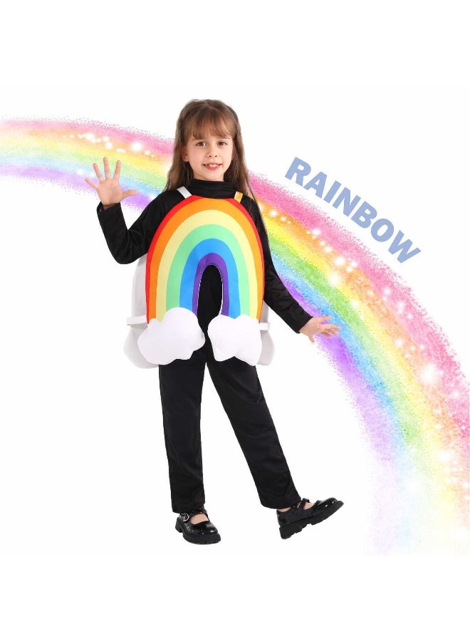 Halloween Rainbow Children Cosplay Costume Performance Outfit For School Stage Show Performance Attire - Image 1