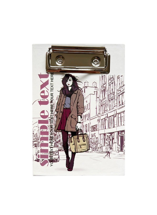 شيانغ يو حافظة مع نمط كرتوني لوحة مشبك معدنية - Image 1