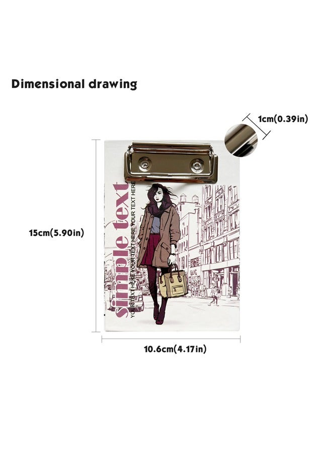 شيانغ يو حافظة مع نمط كرتوني لوحة مشبك معدنية - Image 2