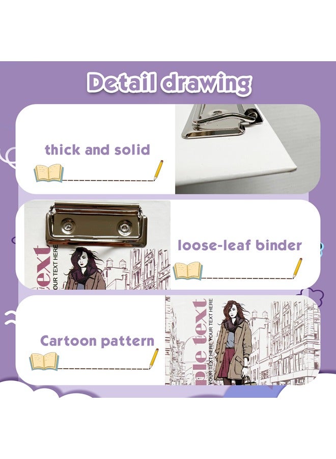 شيانغ يو حافظة مع نمط كرتوني لوحة مشبك معدنية - Image 3