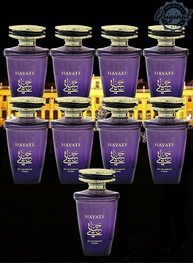Hayati 9 Pieces Hayati Perfume 100ml EDP - Image 1