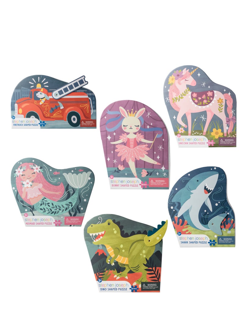 Stephen Joseph Shaped Jigsaw Puzzle Shark For Kids - Image 3